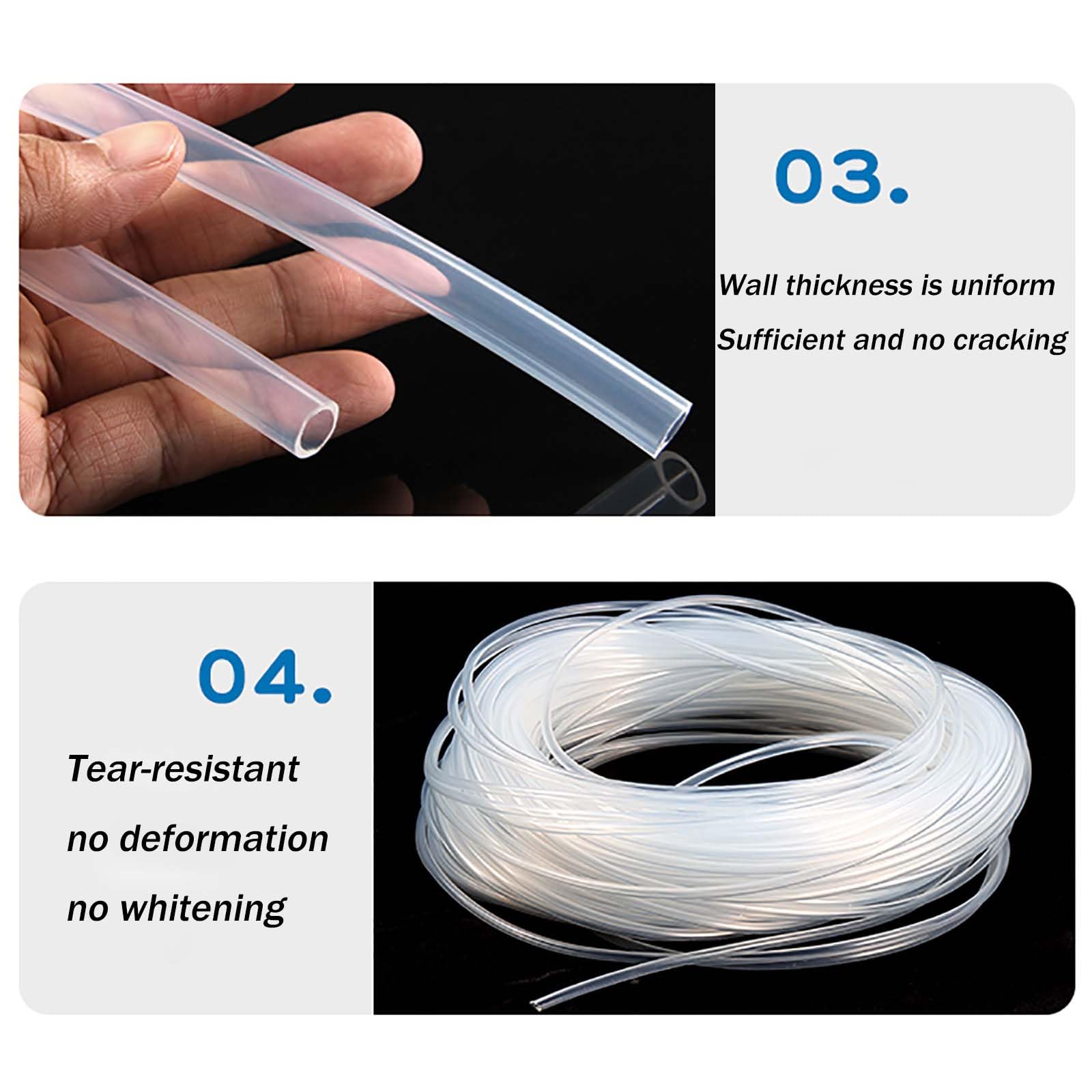 tubi di silicone, Tubo in silicone da 5 metri, diametro interno 5 mm, diametro esterno 6-11 mm(5x11mm)