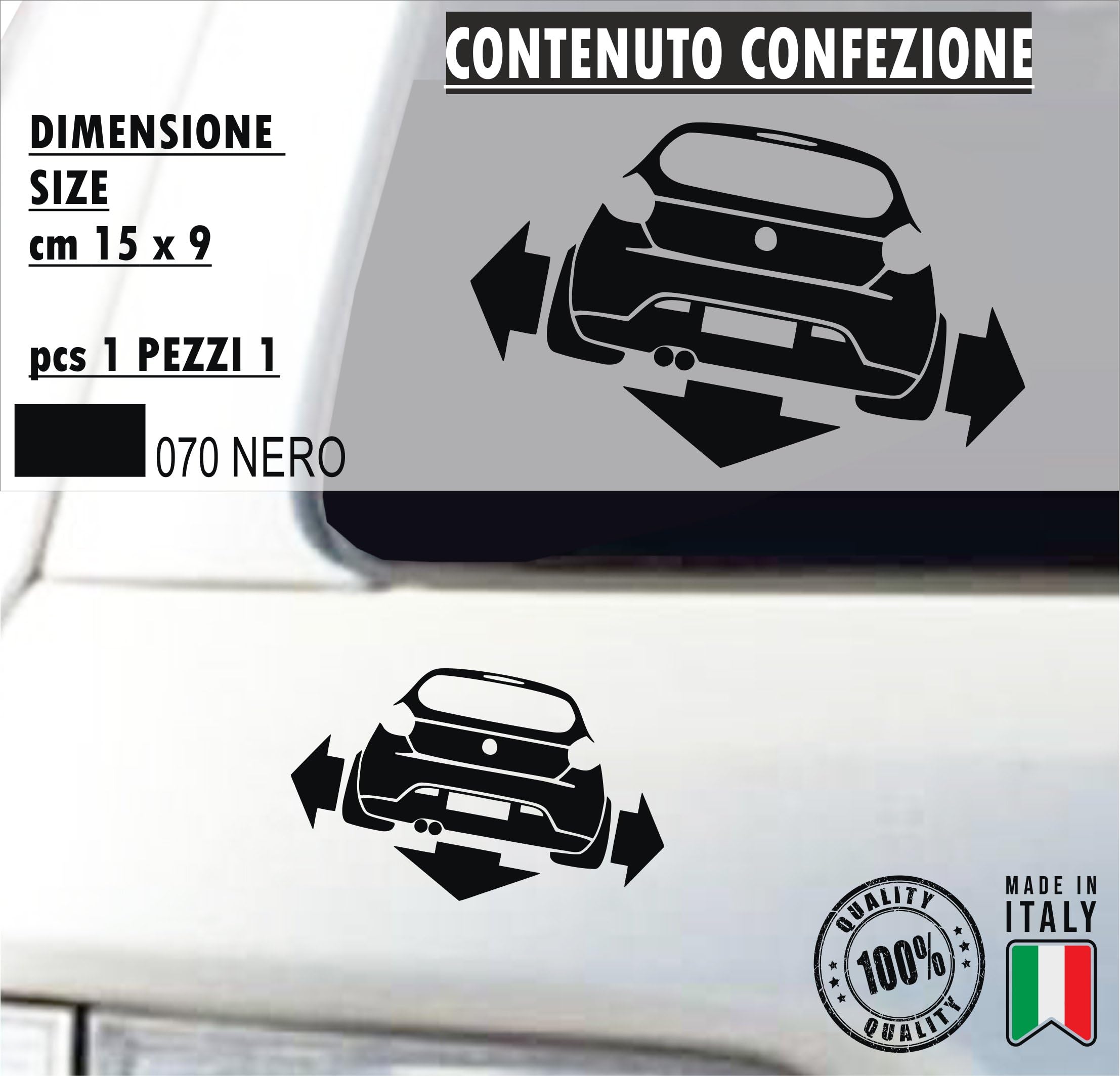 Sticker Compatibile per Fiat Stilo Down out Dub JDM Tuning