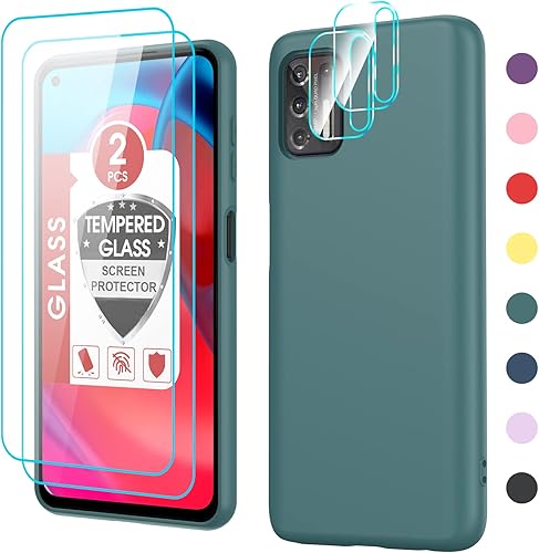 Miniatura 1 de LeYi Funda para Moto G Stylus 2021 4G, G Stylus no para G Stylus 2020  5G con 2 protectores de pantalla de vidrio templado y protector de lente de