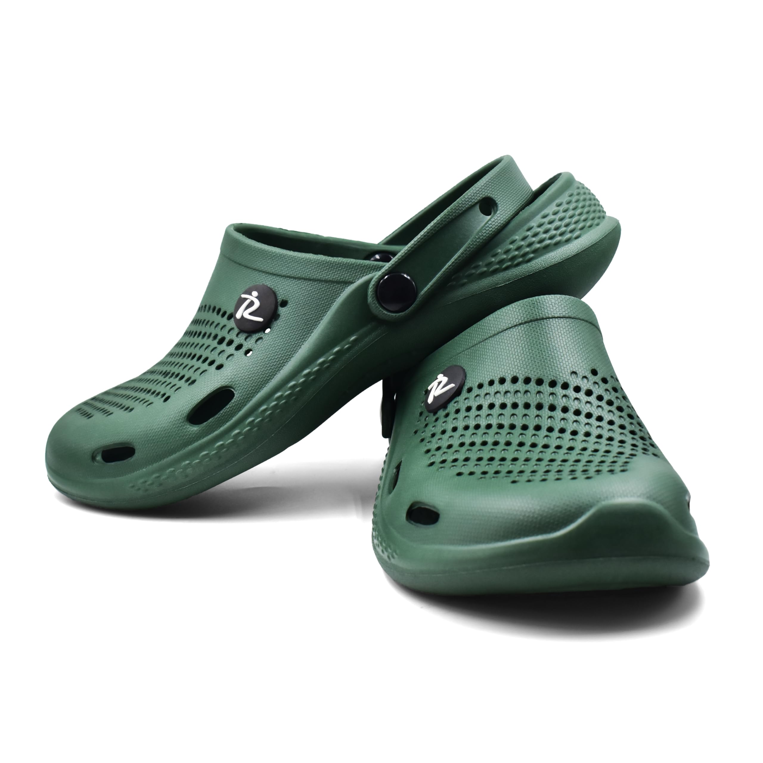 RADDZ SPORTS Washable Clog Sandal for Women | Comfortable Everyday Use Mules with Adjustable Back Strap Olive (B0D8WDZTB1) Amazon Price History, Amazon Price Tracker
