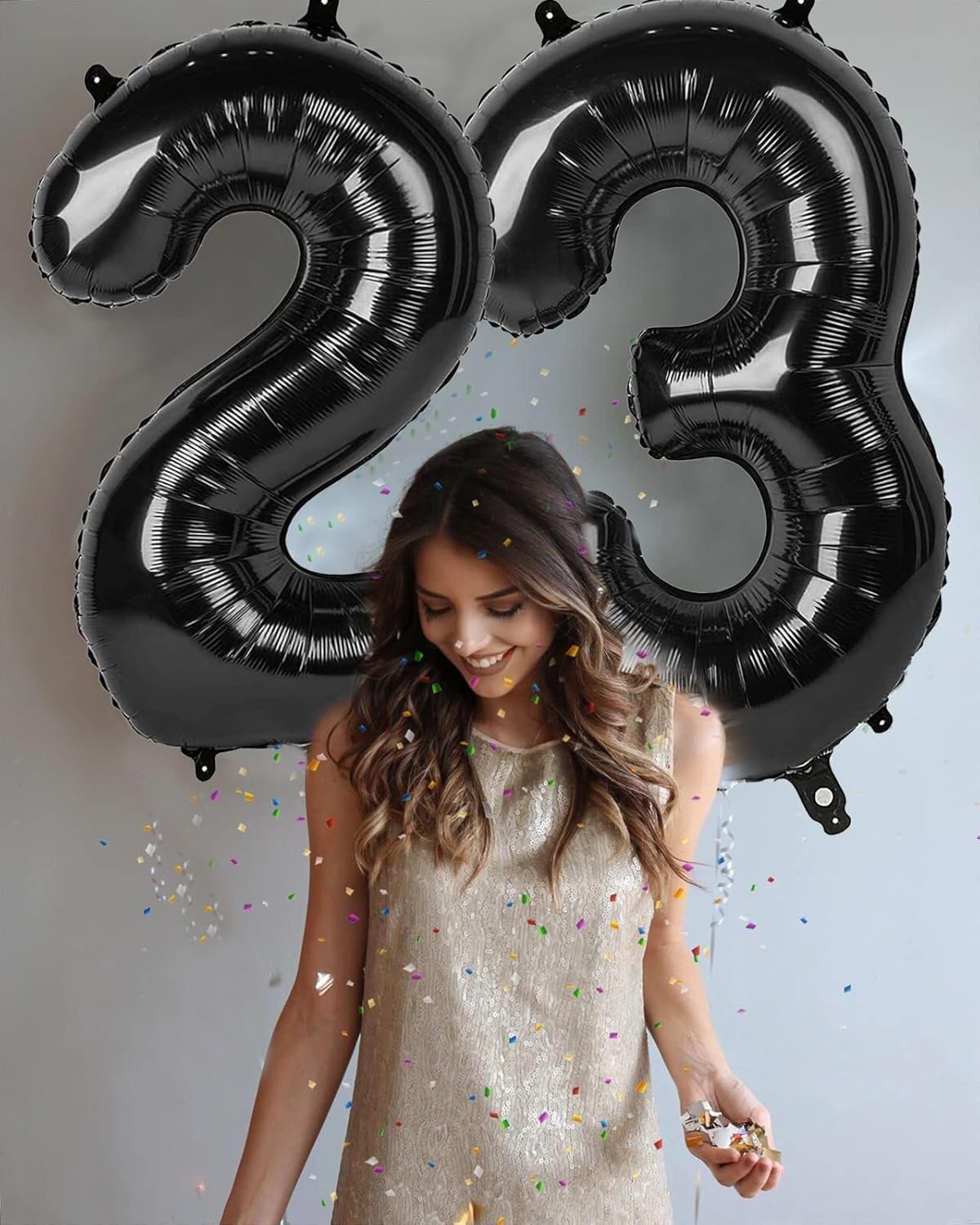 40 Inch Black Number Balloon, Reusable Foil Helium Balloon for Birthday Decorations, Party Décor, Graduations, Anniversary, Photo Shoot, Number 9, Unisex, 1 Piece - Image 5