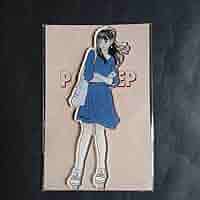 江口寿史　高速道路　アクリルプレートスタンド　　展覧会場で購入　希少 江口寿史 高速道路 アクリルプレートスタンド 展覧会場で購入