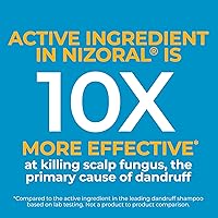 Vista 3 de Nizoral Champú anticaspa con 1% de ketoconazol, aroma fresco, 14 onzas líquidas (paquete de 2)