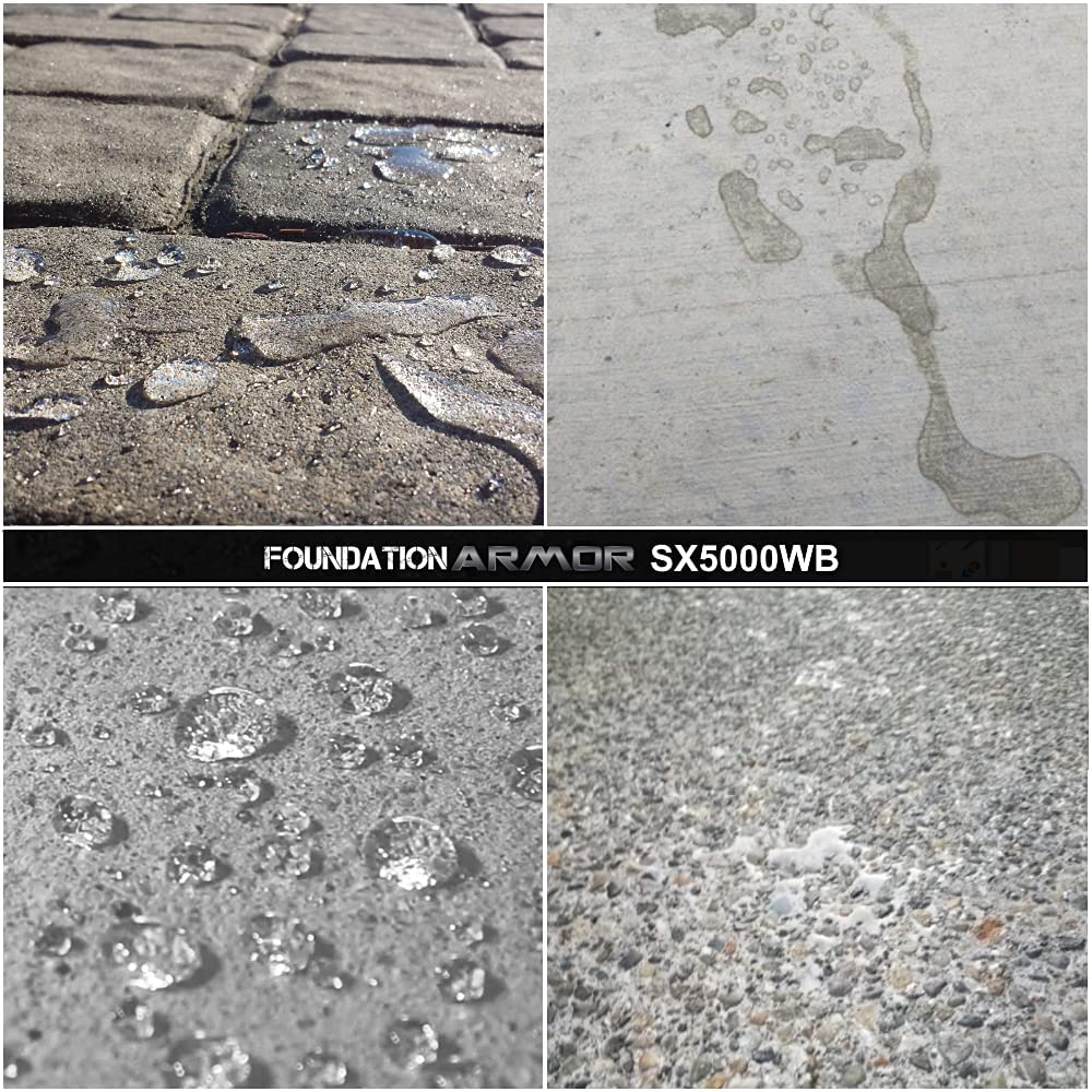 5-Gal. SX5000 WB DOT Approved Water Based Silane Siloxane Penetrating Concrete Sealer, Brick Sealer, and Paver Sealer