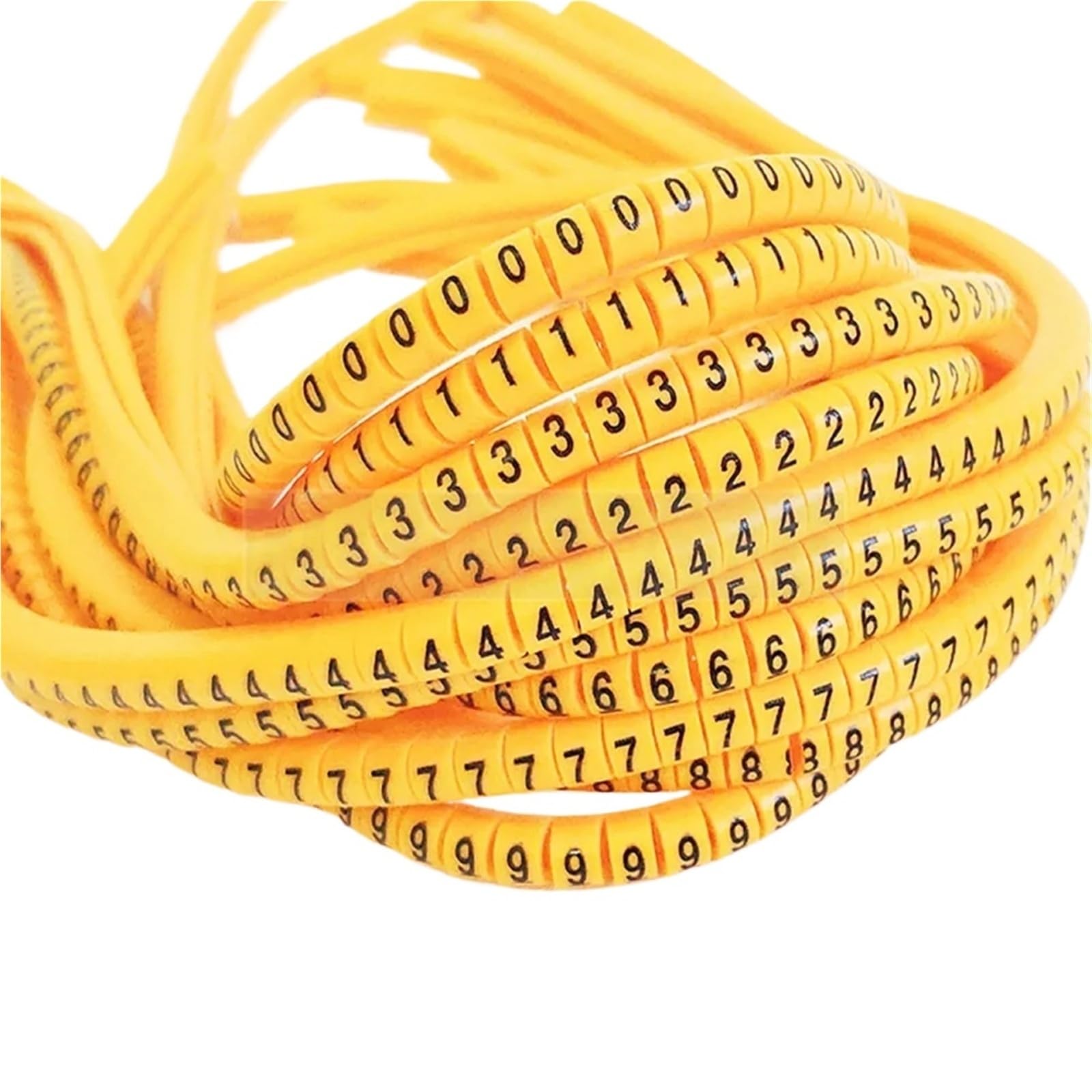 Enmrfvkz Ec-0-Yellow-0-9 Pvc Cable Wire Markers