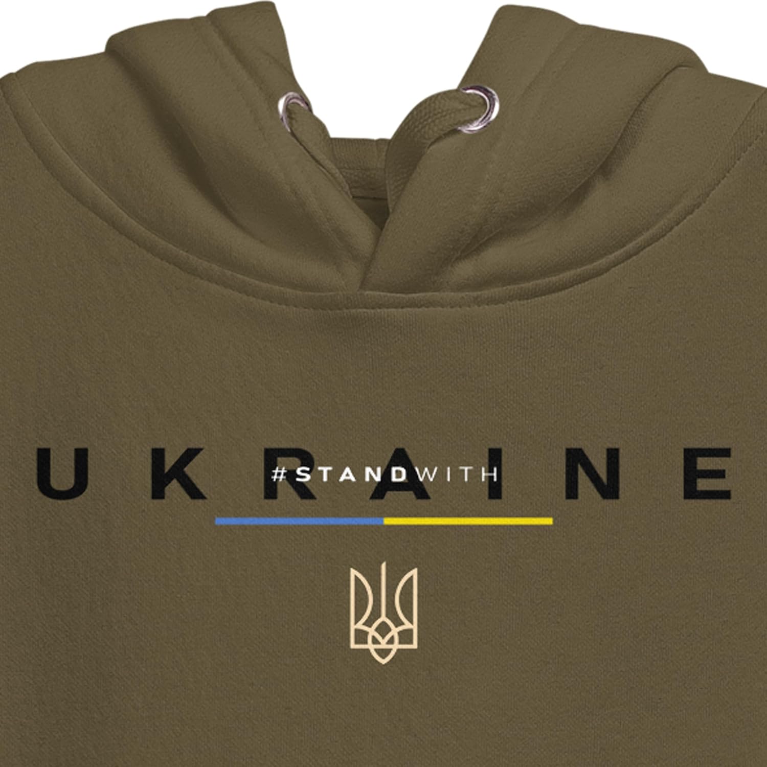 President Zelensky Ukraine Trident - Stand With Ukraine Unisex Hoodie