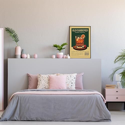 Miniatura 8 de Arte de pared de cóctel vintage a la antigua, póster clásico de whisky para cóctel, bebidas con alcohol, impresiones estéticas, pintura para cocina,