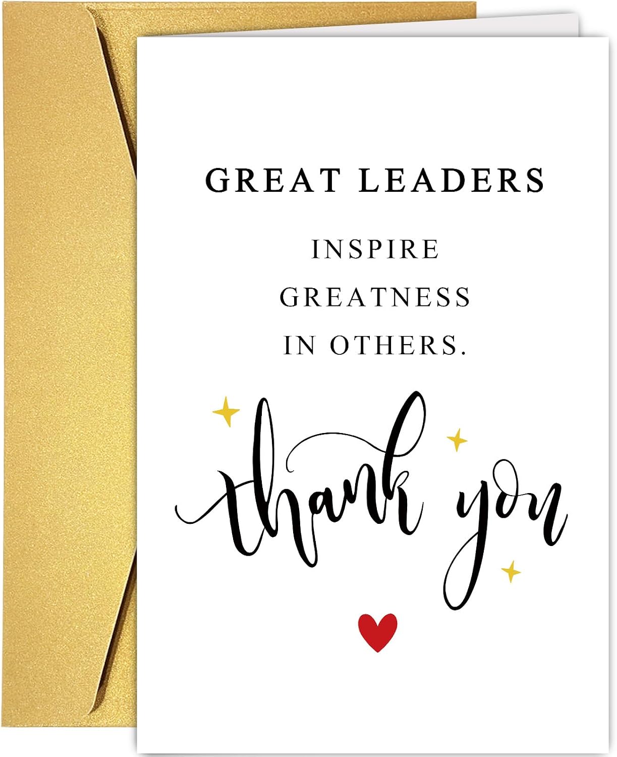 Amazon.com: Supoeguk Leader Thank You Card, Thank You Card for Leader ...