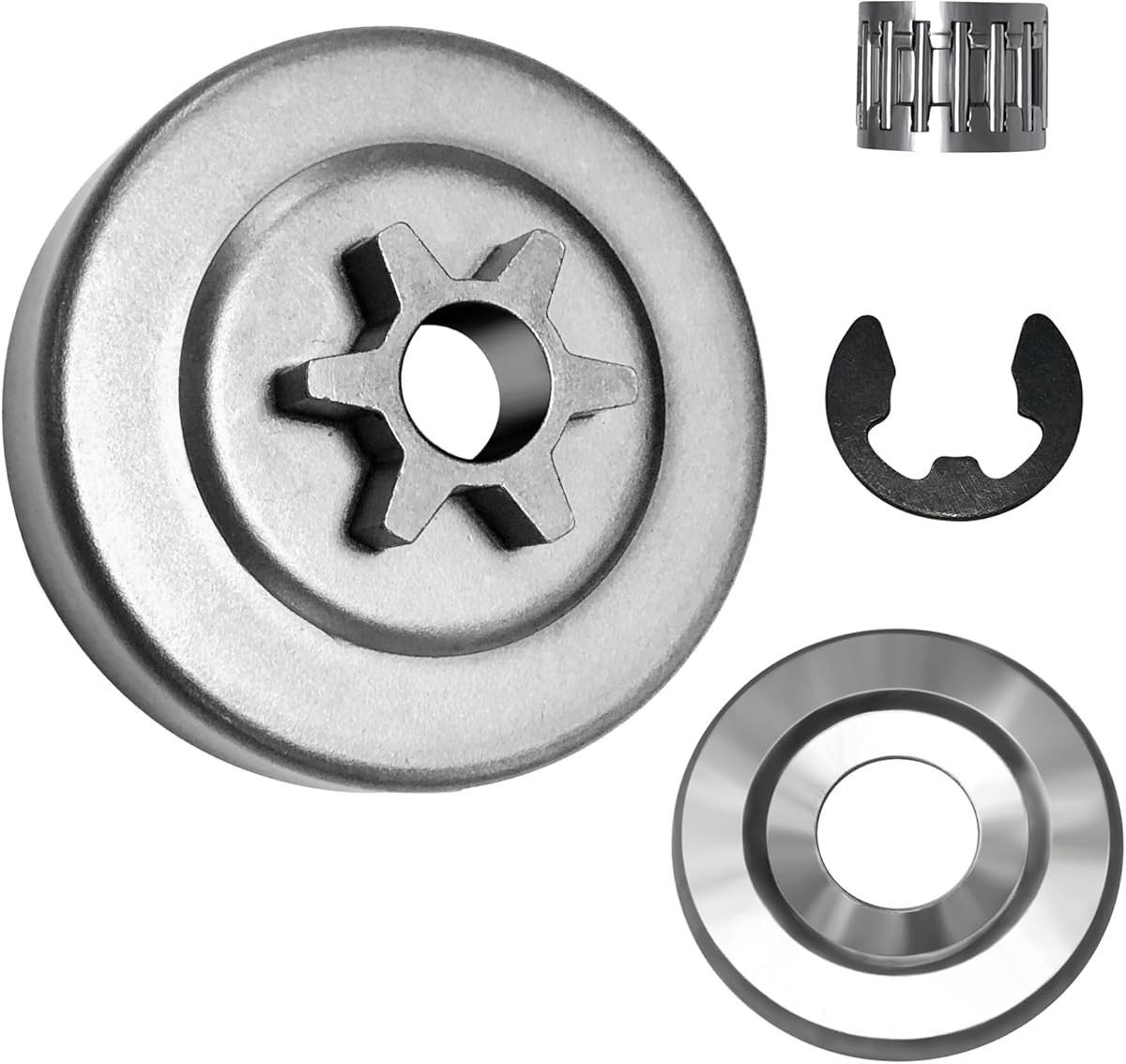 1123 640 2003 3/8" 6T Clutch Drum Sprocket Washer E-Clip Kit