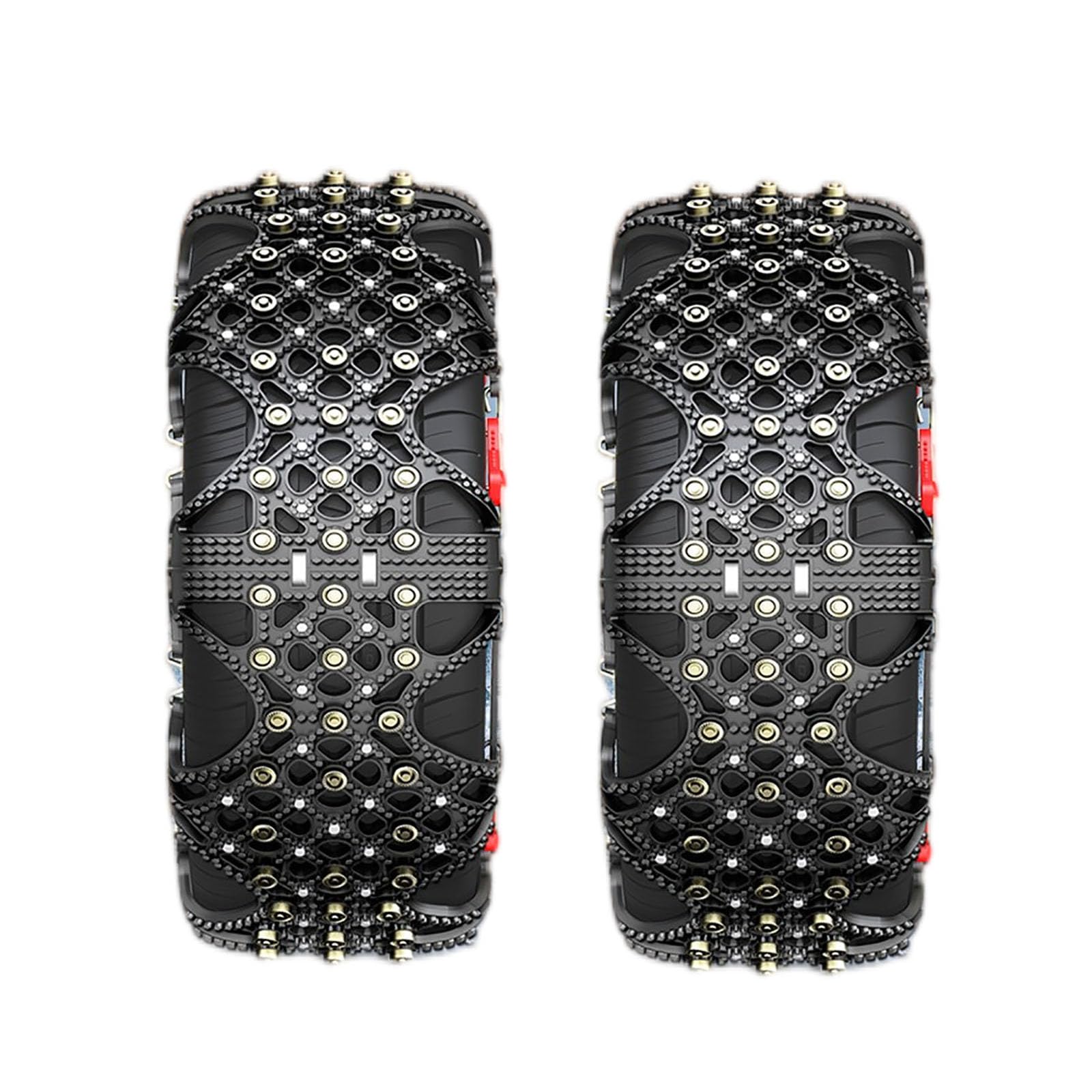 8 Catene Da Neve Universali TPU - Trazione Emergenza Per Auto, SUV, Camion (Pneumatici 215-285mm) - Foto 4