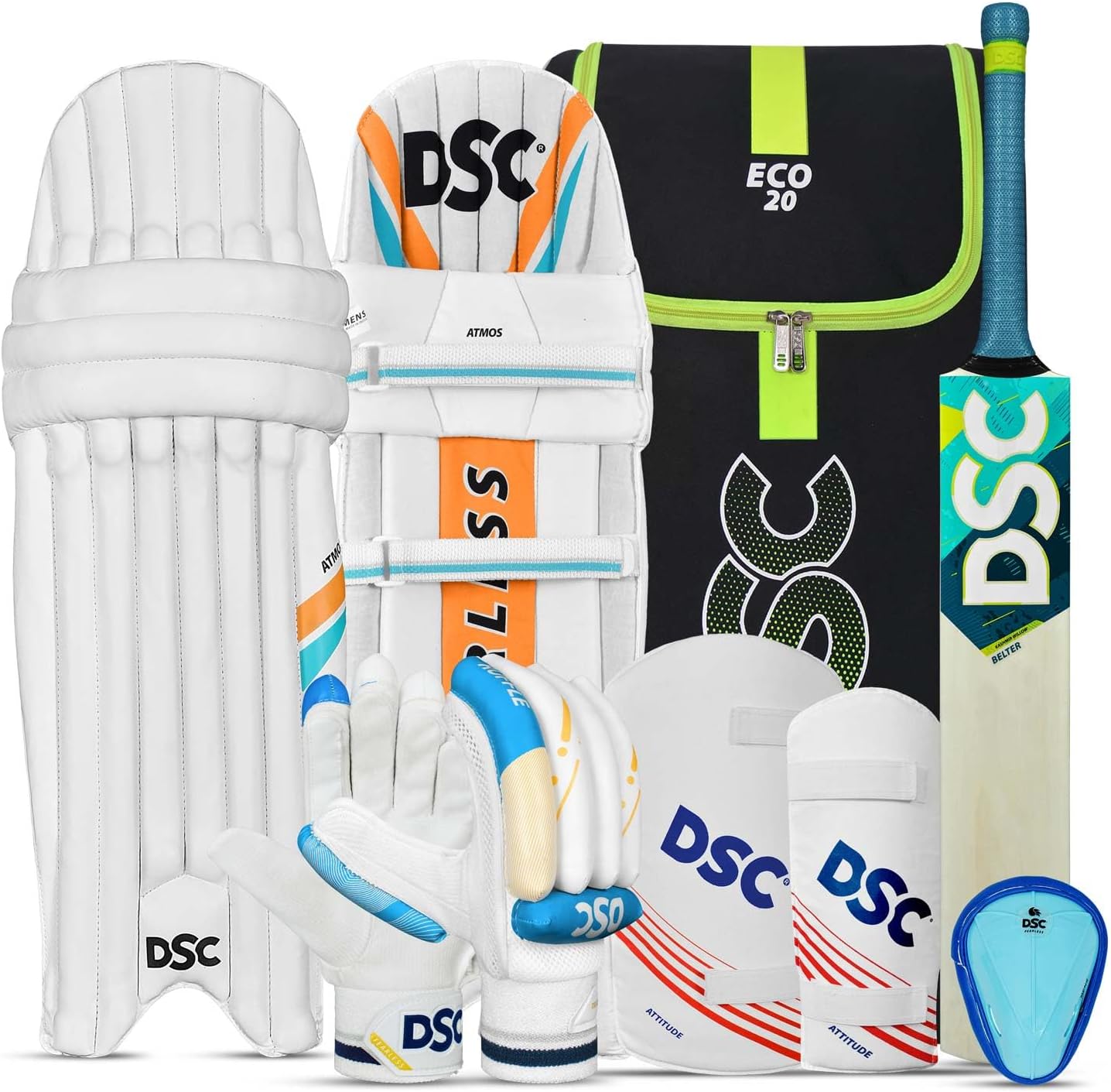DSC Belter Kashmir Willow Cricket Kit for Mens