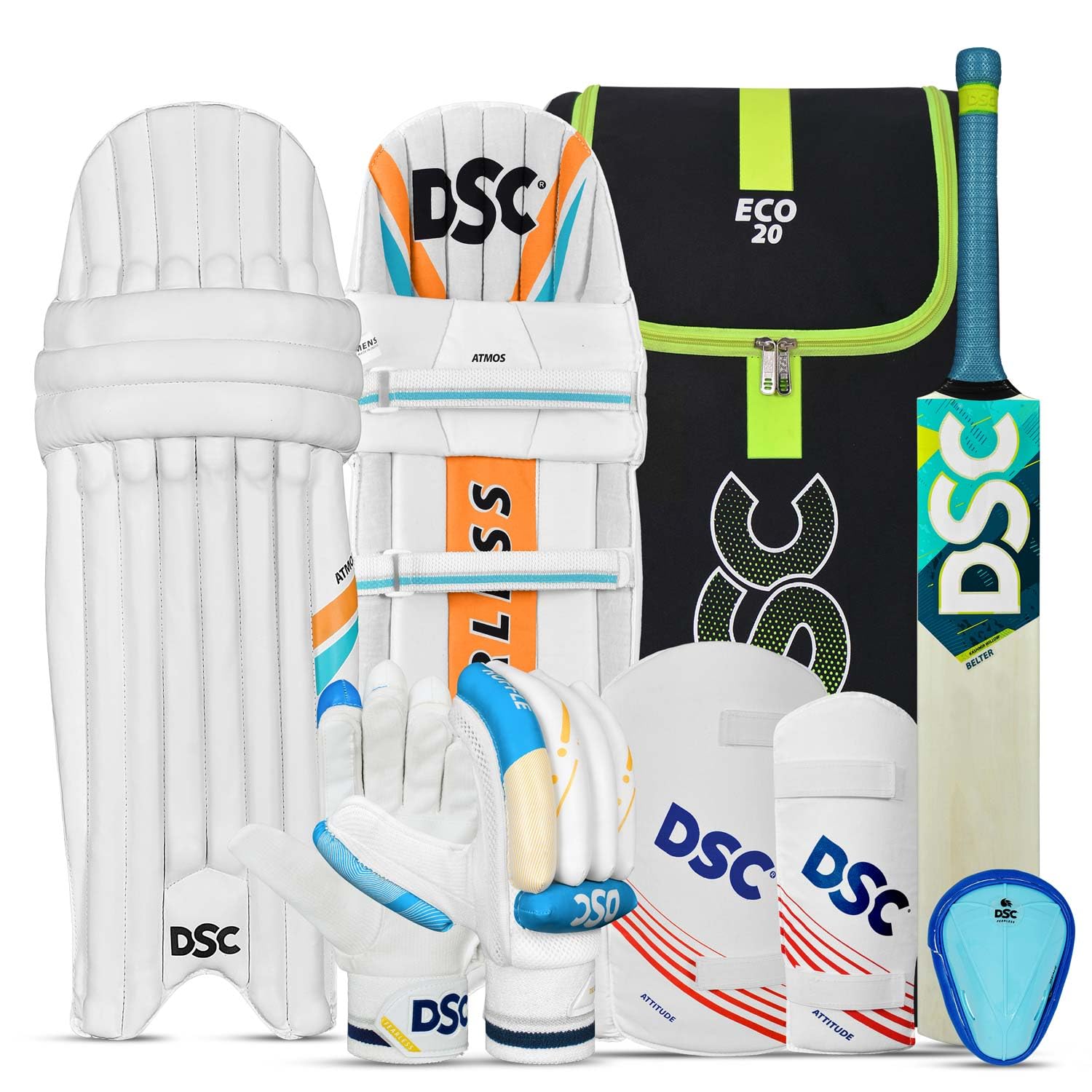 DSCBelter Kashmir Willow Cricket Kit for Mens