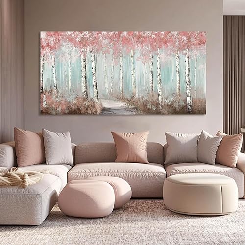 SDYA Lienzo decorativo de pared para sala de estar, arte botánico de pared, decoración de habitación para mujeres, decoración de paisaje de invierno