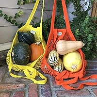 Vista 7 de Simple Ecology Bolsa de cuerda de algodón orgánico resistente con doble asa