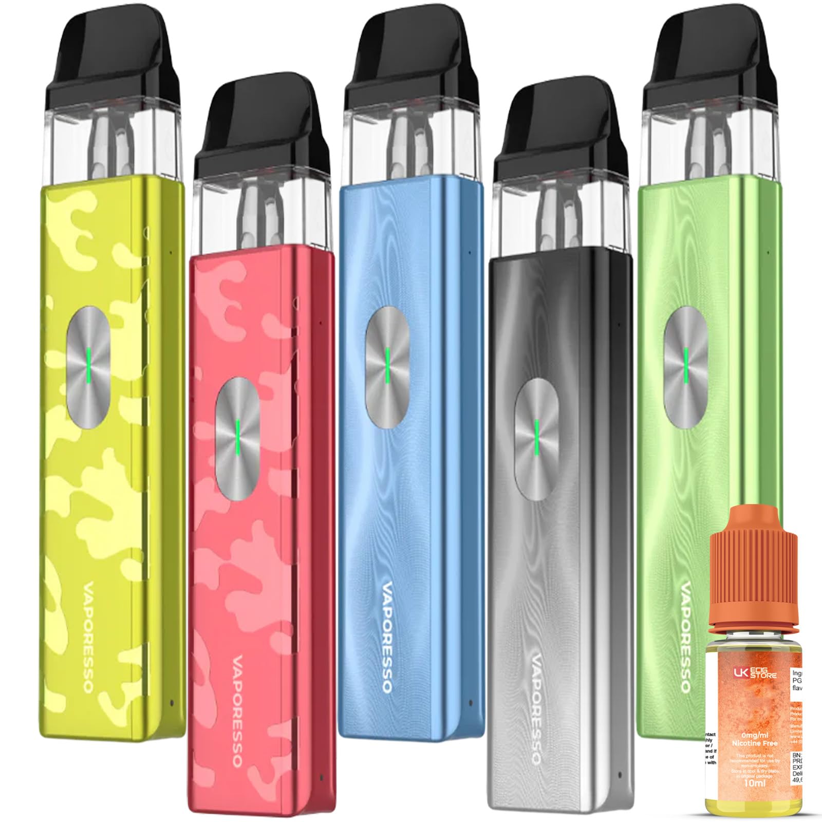 Vaporesso Xros 4 Mini Pod Kit – 1000mAh Rechargeable Vape Pod Kit Draw Activated E Cig Kit – Free UK ECIG STORE Nicotine Free E Liquid