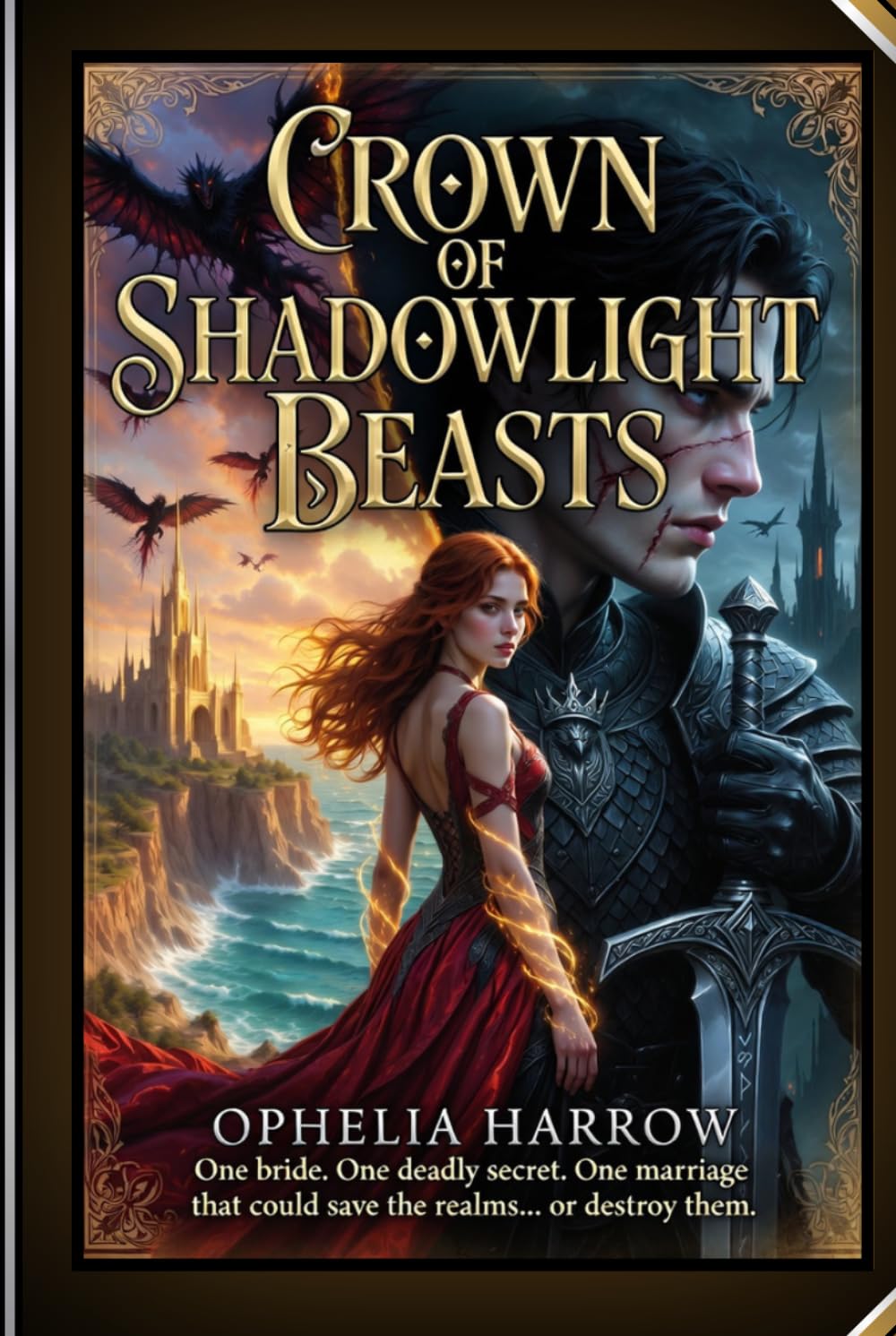 Crown of Shadowlight Beasts: A Forced Marriage Romantasy of Shadow Beasts, Forbidden Magic, and a Warden Who Claims the Spare