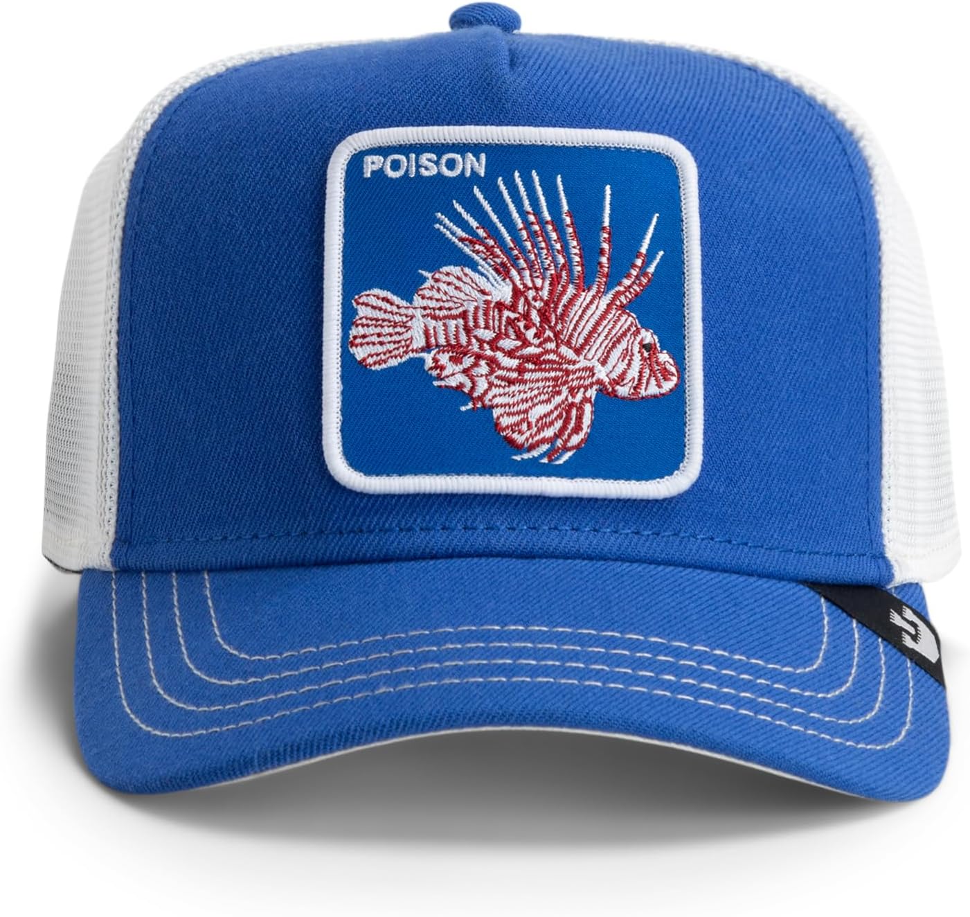 Goorin Lionfish Heat Trucker Hat for Men and Women, Royal Blue, One Size, Unisex