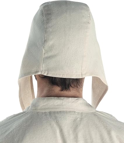 Cappello Di Lana Medievale Uomo - HEMAD, Taglie M-XL, Colori Marrone Grigio Nero Rosso - Foto 5