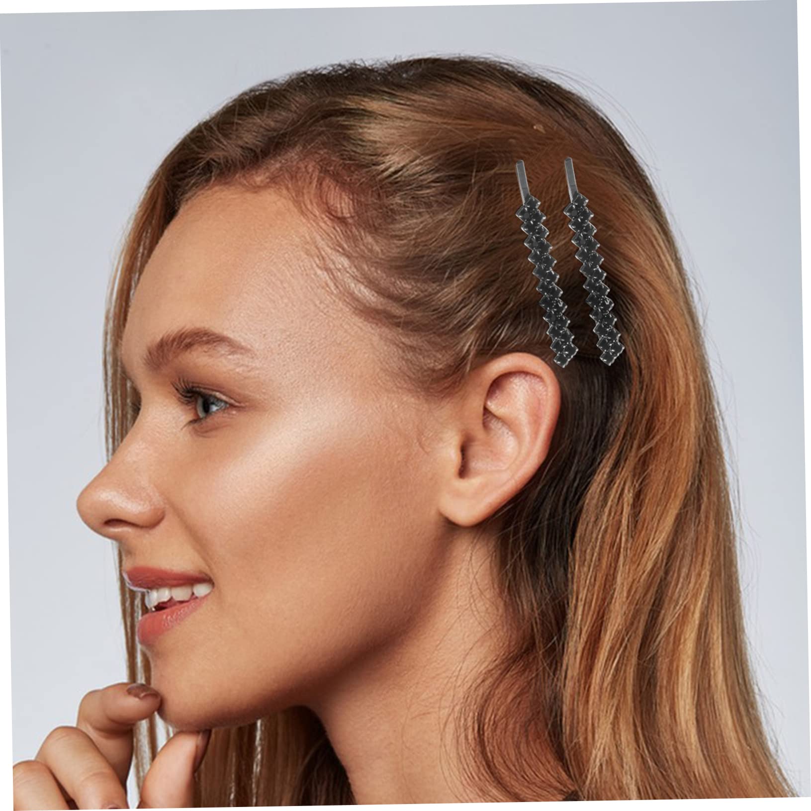 Housoutil 32 Stk Strass-Clip Haarschmuck aus Strass Brautkopfschmuck für die Hochzeit hochzeitshaar schmuck wedding hair accessories Haarspangen Tiara Clips für dickes Haar -Haarnadeln