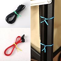 Vista 6 de Tangyinrd 300 lazos de plástico rojo de 6 pulgadas, bridas para cables, para bolsos, herramientas de jardinería