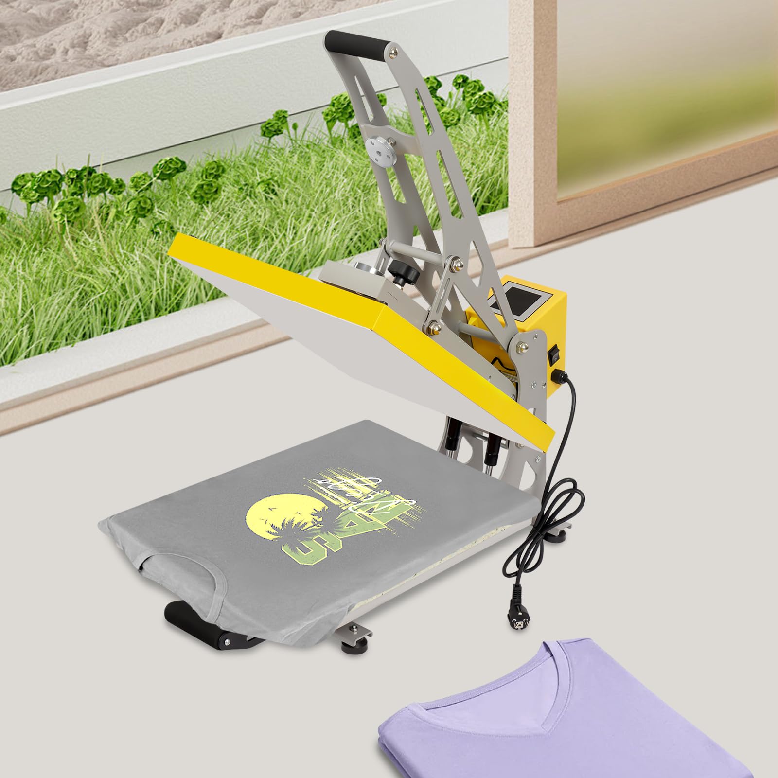 Mini pressa a caldo, 2500 W, 40 x 50 cm, pressa a caldo