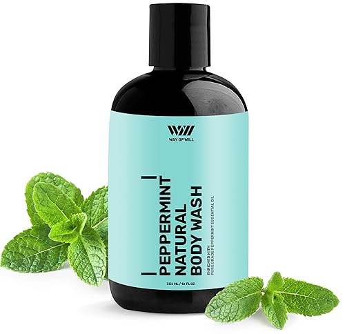 Nuevo lavado corporal de menta energizante e hidratante con aceite esencial de menta lavado corporal para mujeres y hombres libre de parabenos y