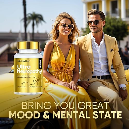 Miniatura 4 de Life Nutrition Salvador de nervios para neuropatía, 120 cápsulas de suplemento de alivio nervioso con 600 mg de ácido alfa lipoico, soporte de