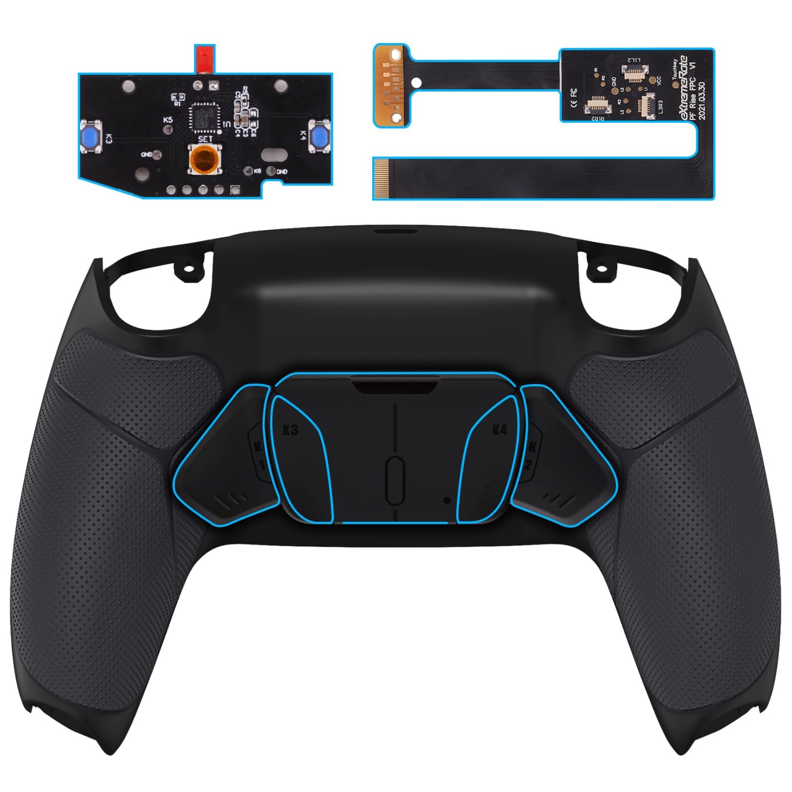 Amazon.co.jp: eXtremeRate ps5コントローラーBDM-010&BDM-020に対応用 