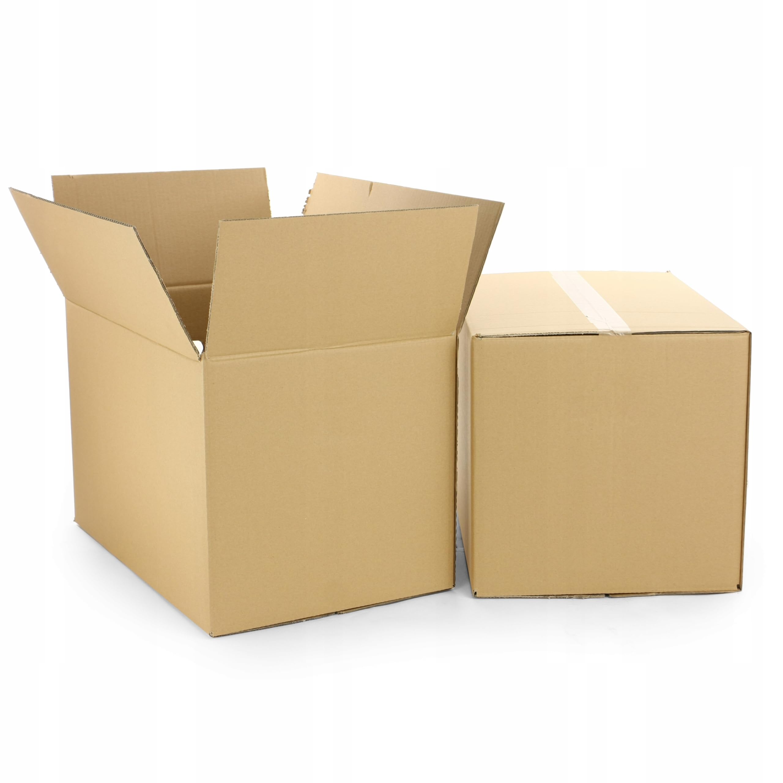 Opakowania, tektura falista, pudełko wysyłkowe, e-commerce, składane kartony wysyłkowe, karton wysyłkowy, karton wysyłkowy, brązowy, 450 x 300 x 200 mm, wymiary zewnętrzne skrzyni ilość: 50