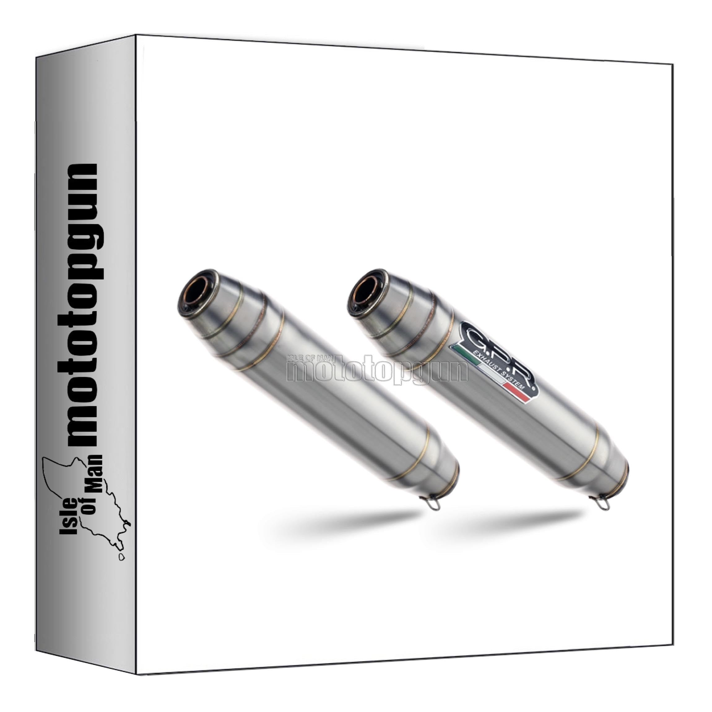 auspuff gpr zugelassen doppel auspuff edelstahl deeptone, db-killer dabei, y.64.de kompatibel mit yamaha xjr 1300 1999 2000 2001 2002 2003 2004 2005 2006 mototopgun