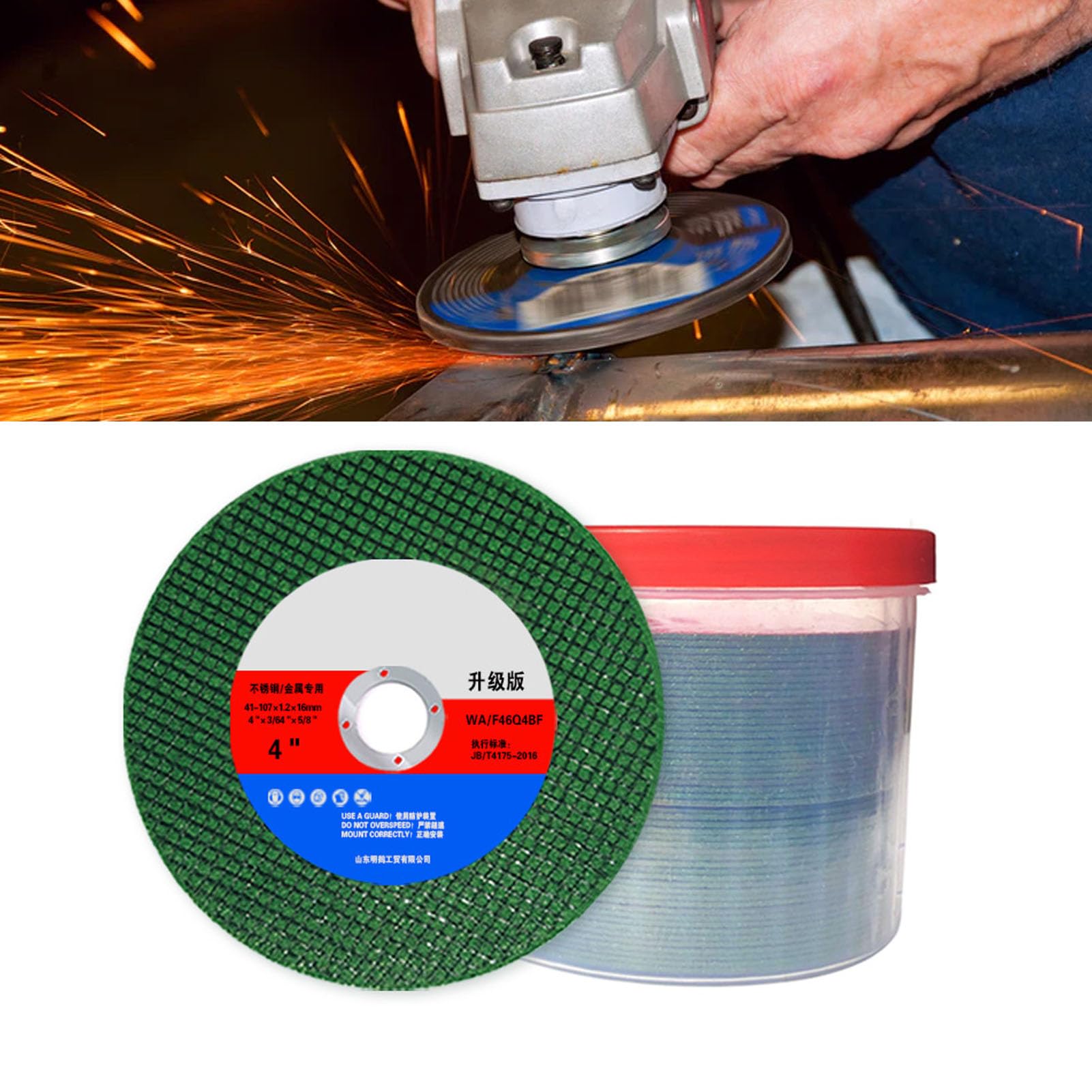 Talpa in Acciaio Inossidabile con Dischi di Taglio Duro e Affilato per Tagliare 25 Accessori Pakagon (50 pz)