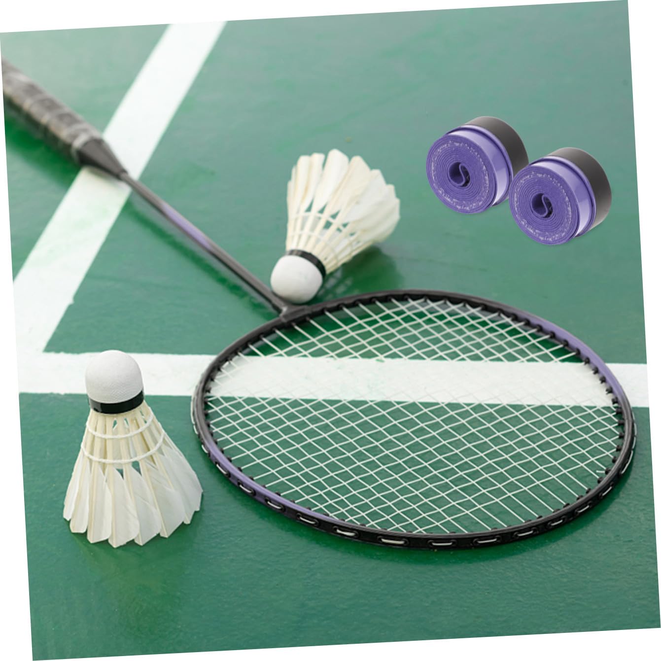 Toddmomy Colla per Racchette da Badminton Overgrip per Racchette da Badminton Grip Anti-Tennis Overgrip per Racchette da Tennis Nastri Adesivi per Racchette da Softball Nastri Adesivi