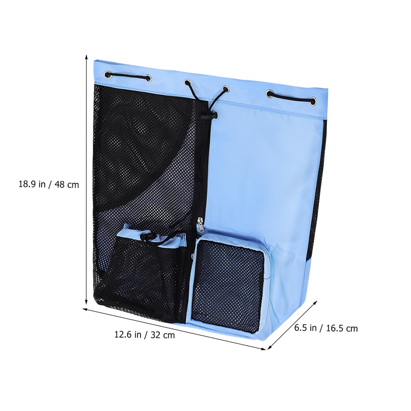 Sosoport Large Capacity Drawstring Swim Bag Waterproof Mesh Bag for Adults Gym Backpack Travel Backpack