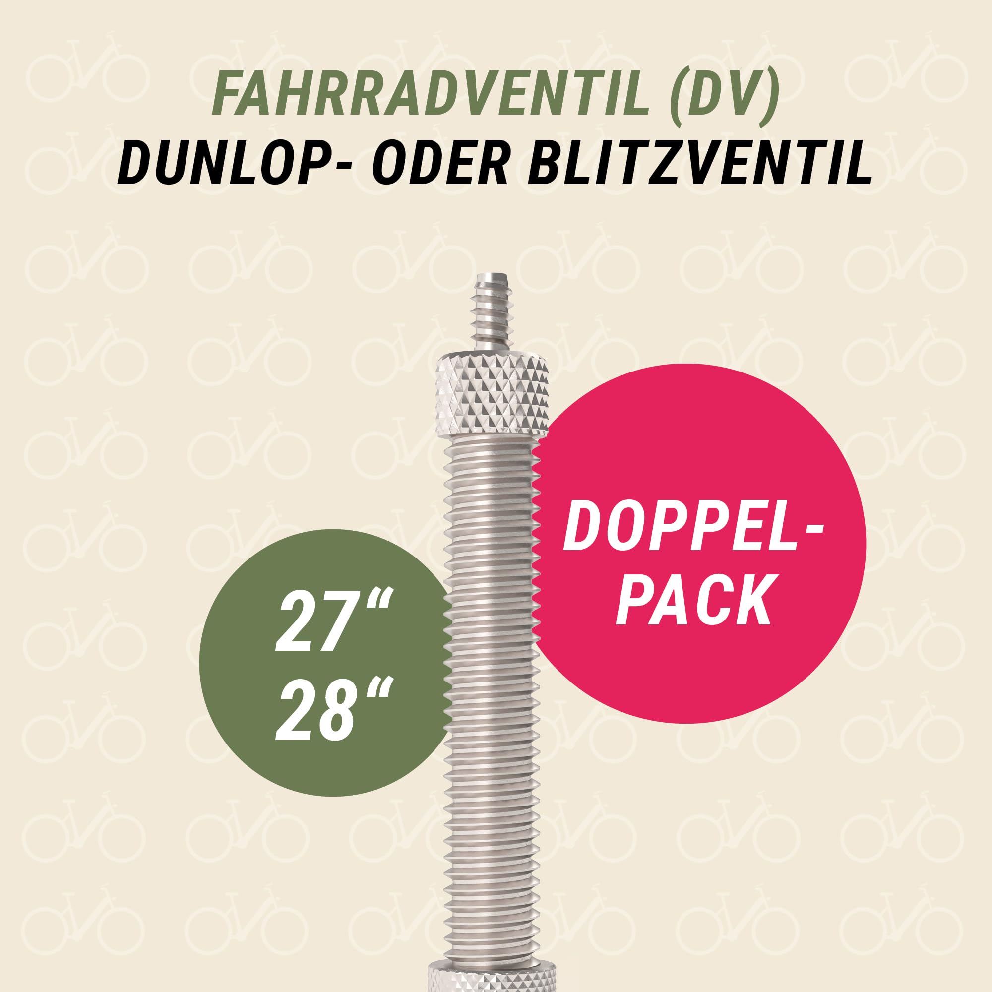 Prophete dętka dla dorosłych, uniseks, 27"-28" (28/40-622-630), zawór Dunlop, 2 sztuki w opakowaniu PE, dętka rowerowa, czarna, jeden rozmiar