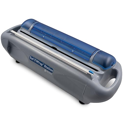 Miniatura 3 de Carlisle FoodService Products SW12 Saf-T-Wrap - Despachador de película para rollos de 12 pulgadas, color gris