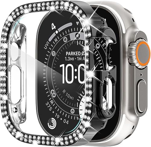 Miniatura 44 de KADES - Funda protectora brillante compatible con Apple Watch Series SE, SE 2022, 6, 5 y 4 de 40 mm, con protector de pantalla incorporado (40 mm,