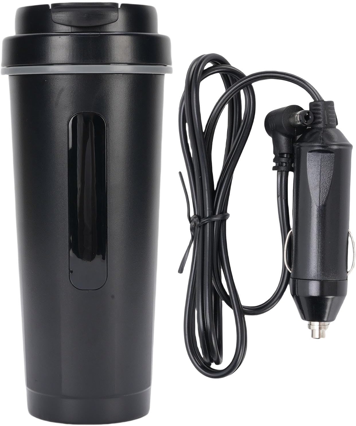 AUNMAS Car Electric Kettle, Fast Boiling Mini Water Boiler Portable Travel Heated Mug for Coffee Tea Car Truck