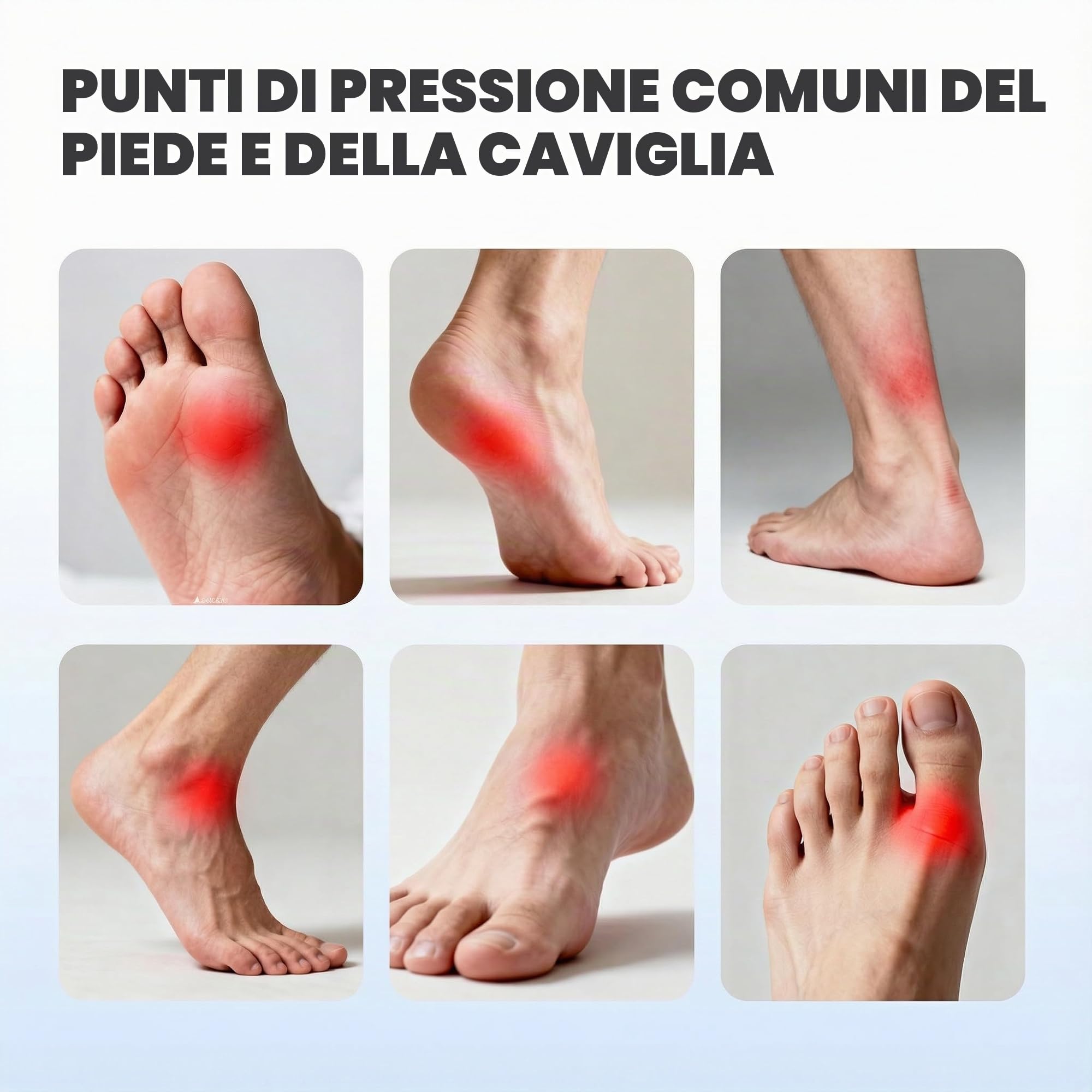 Tavoletta propriocettiva in sughero per piedi e caviglie – Balance board 4 in 1 con blocchi, rullo, palla fasciale e fasce per dita – allenamento equilibrio & forza dei piedi a casa