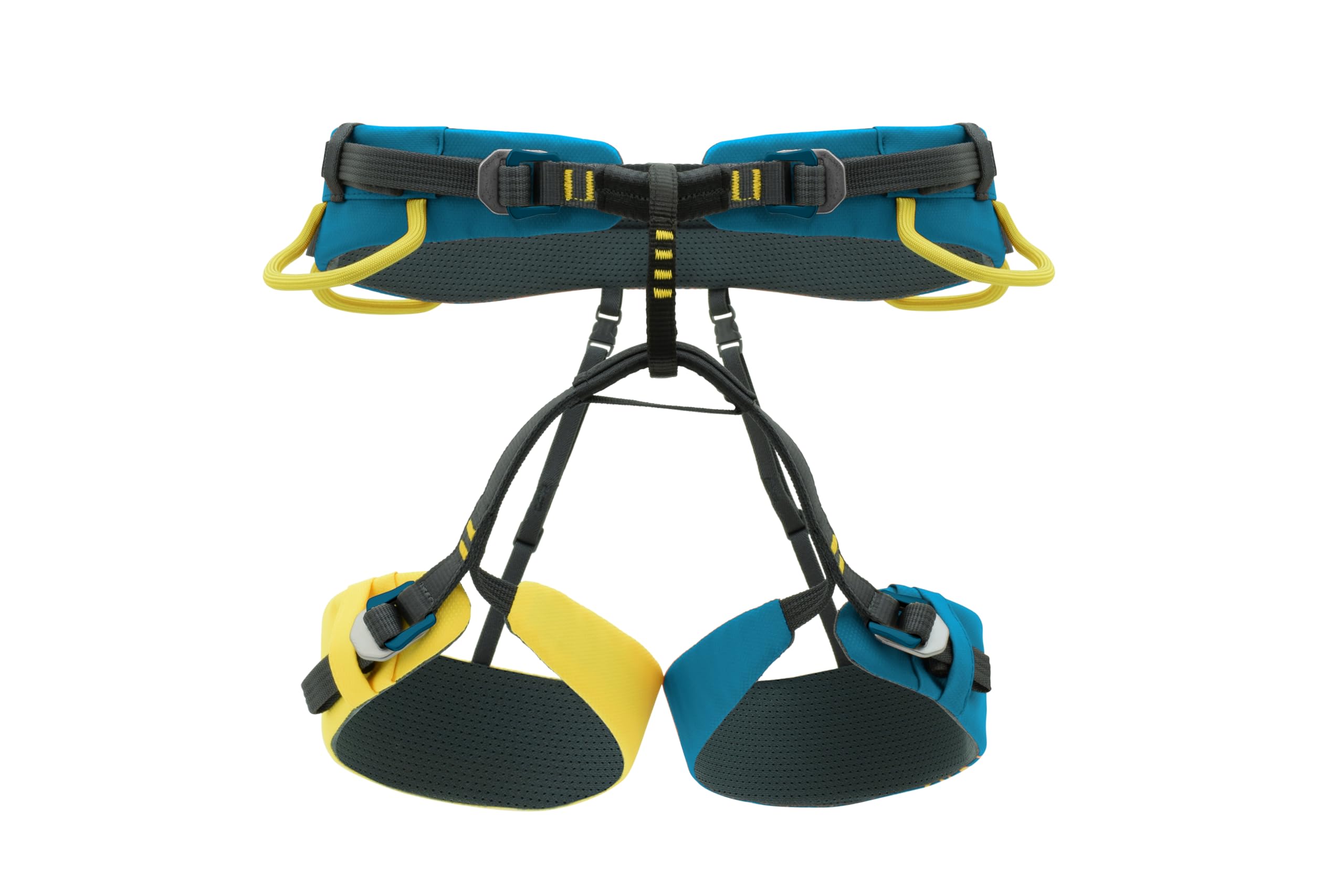 Kong. Lario 4 Imbrago per Arrampicata e Vie Ferrate. Regolabile con 4 Fibbie. Imbragatura per Alpinismo Leggera. 4 Anelli Porta Materiali. CE EN12277. Unisex: Adulto