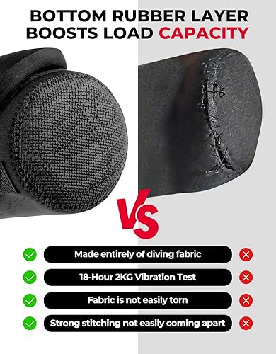 Miniatura 2 de KEMIMOTO Portabotellas de agua con correa, soporte para botella de agua con goma en la base, bolsa para botella de agua con correa ajustable para el