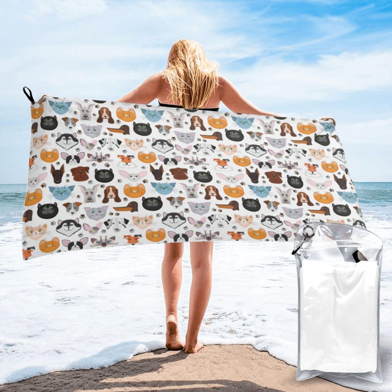 Serviettes à séchage rapide ultra absorbantes voyage gym natation