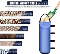 Vista 3 de 112 LBS - Bolsas de arena pesadas para tienda de campaña al aire libre, toldo publicitario, toldo a prueba de viento desplegable fijo (sin arena)