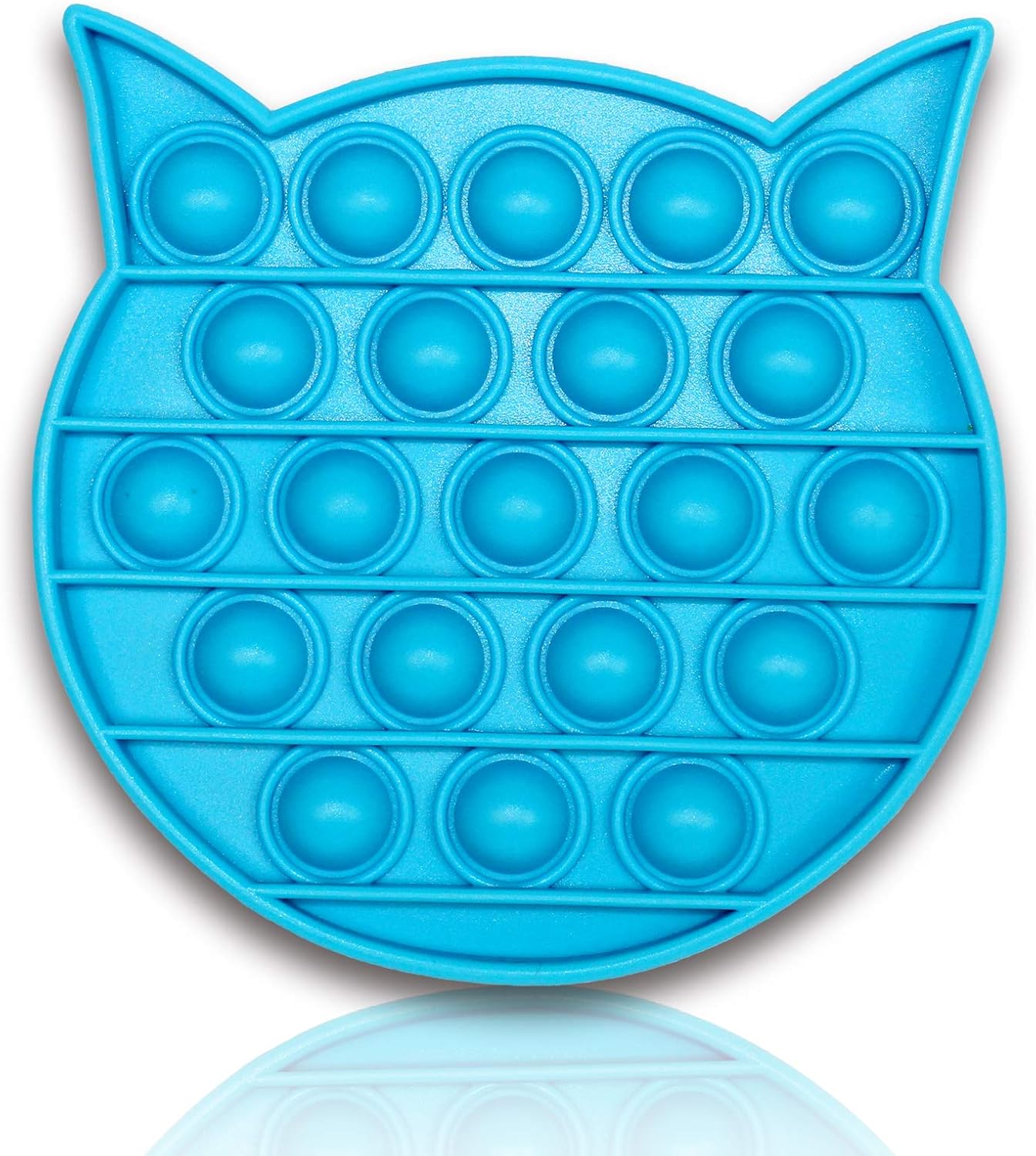 Push pop Bubble Sensory Fidget Toy Silicone Stress Toys for Autism and Special Needs to Relieve Stress Squeeze Sensory Toys for Children with ADD, ADHD or Autism (Blue-A)