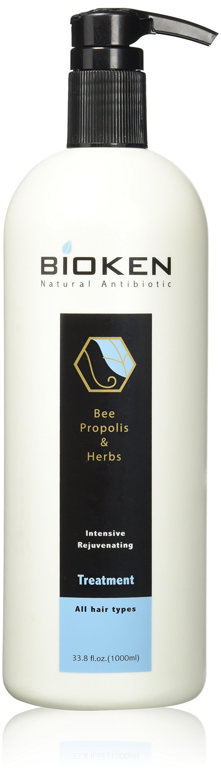 Intensive Rejuvenating Treatment - 33.8 oz Hair Care with Bee Propolis & Herbs Salon Quality Add Volume Body Shine Repair Damaged Hair for All Hair Types