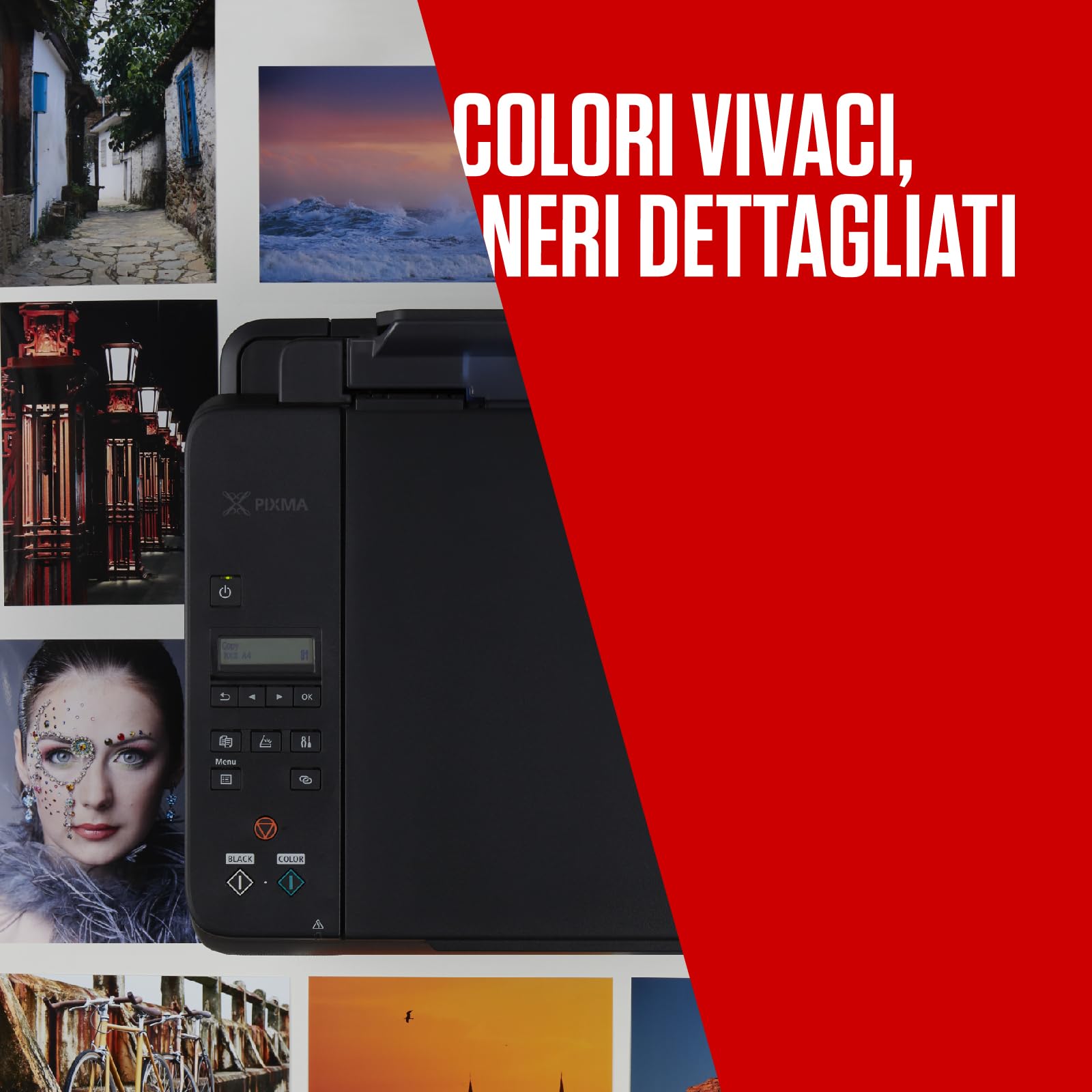 Canon Ink - PGI-1500 C M Y BK Cartucce d'inchiostro a colori originali per stampanti - Confezione da 4 (1 nero, 1 ciano, 1 magenta e 1 giallo)