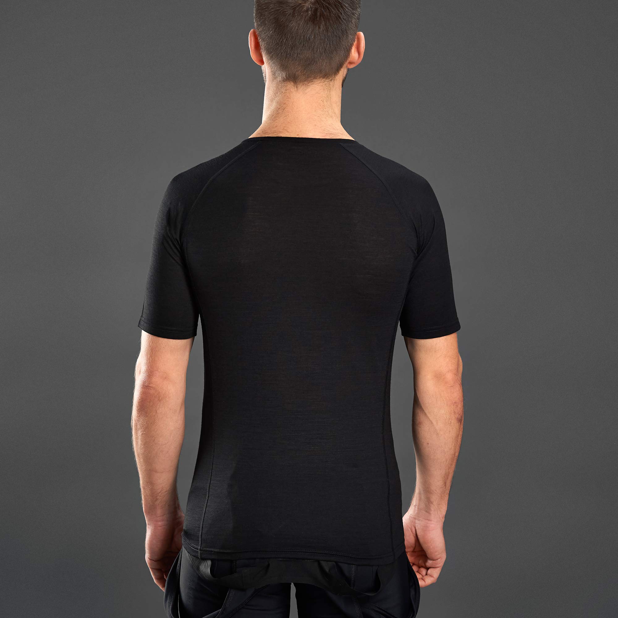 GripGrab Merino Blend - Camiseta interior térmica de manga corta para hombre