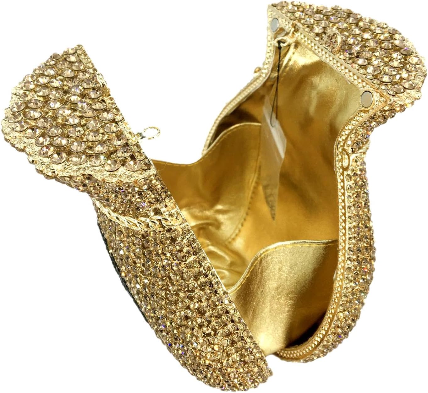 Money Crystal Clutch Bag Women Dollars Evening Handbags Bridal Party Rhinestone Clutch Purse Cocktail Bag,Mini