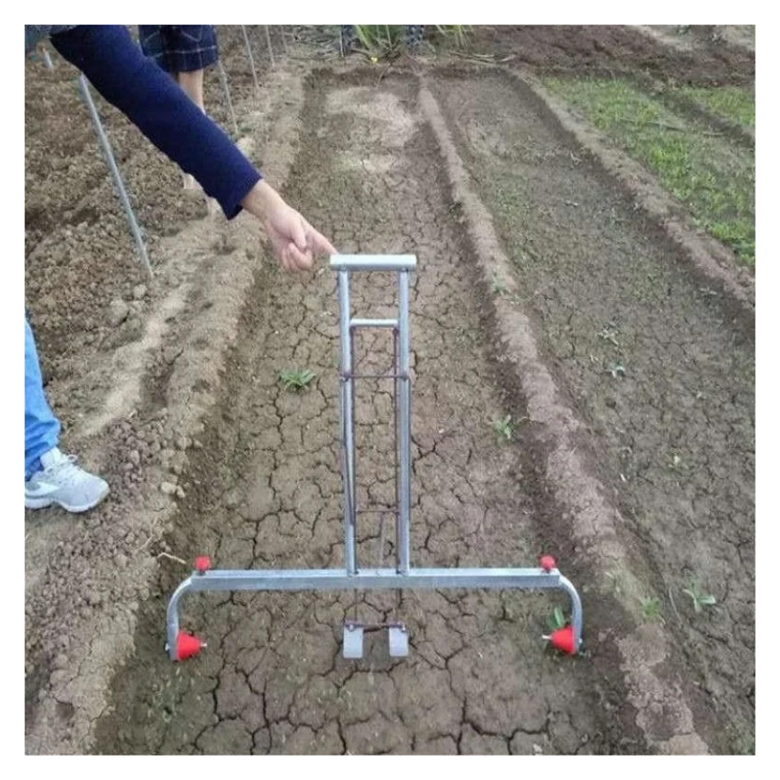 Herramienta manual agrícola de acolchado de vinilo/herramientas de cultivo de jardín con funda de revestimiento de plástico(0.6 to 0.8M)