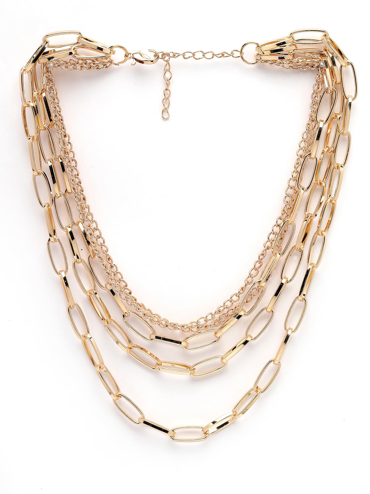 Scintillare By Sukkhi Western Stylish Boho Designer Trendy Fashion Multilayered Link Chunky Necklace for Women & Girls |Birthday Gift for Girls And Women Anniversary Gift for Wife| Gifts |N106794 (B0CQFXBYYR) Amazon Price History, Amazon Price Tracker