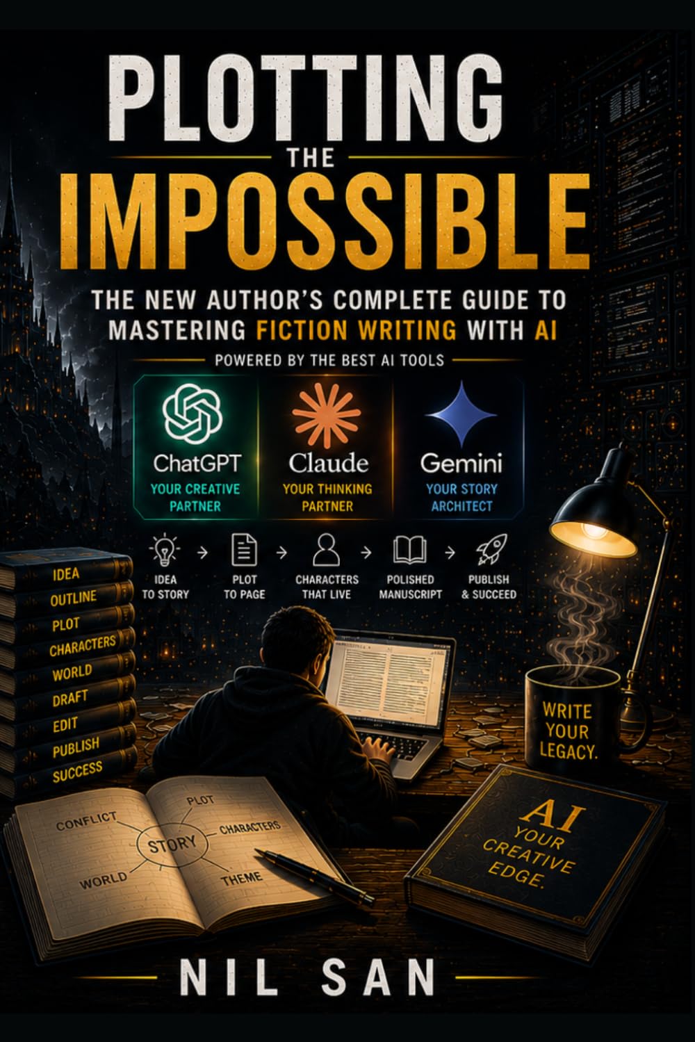 PLOTTING THE IMPOSSIBLE | The New Author's Complete Guide to Mastering Fiction Writing with AI